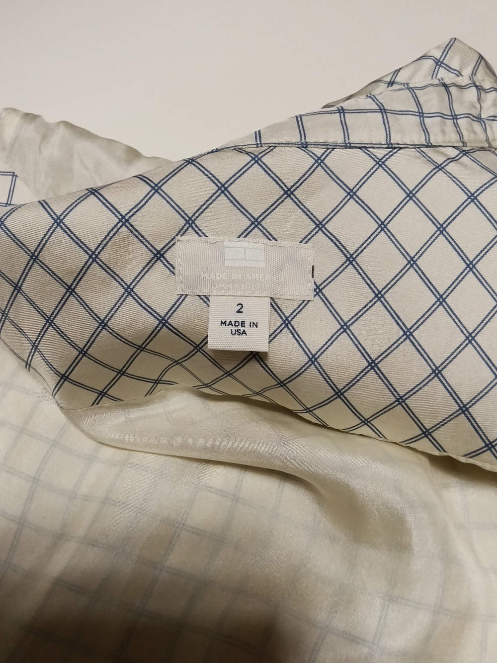 Tommy Hilfiger Sleeveless Silk Plaid Pleated Collared Shirt Dress Size 2 - Picture 2 of 11